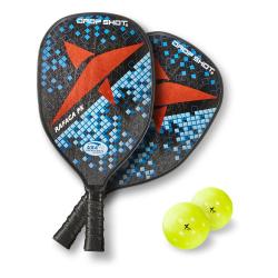 foto SET RACCHETTE PICKLEBALL DROP SHOT WOOD PADDLE SET