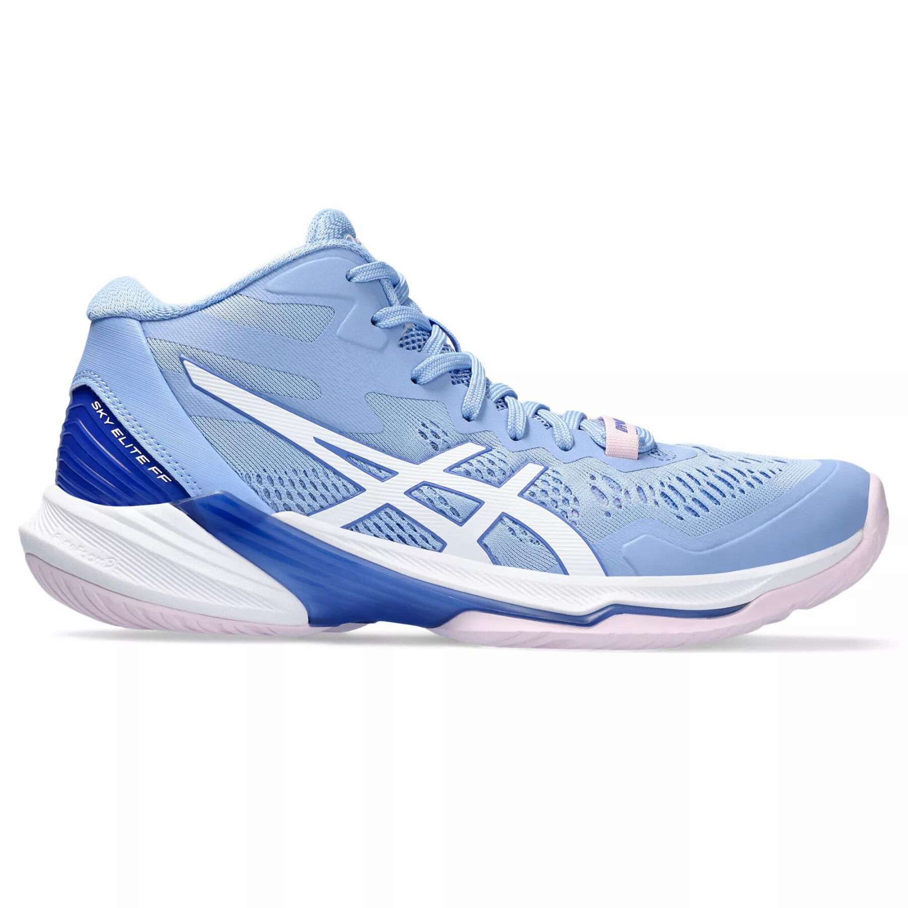 ASICS SKY ELITE FF MT2 W BIANCO LILLA LATO 1