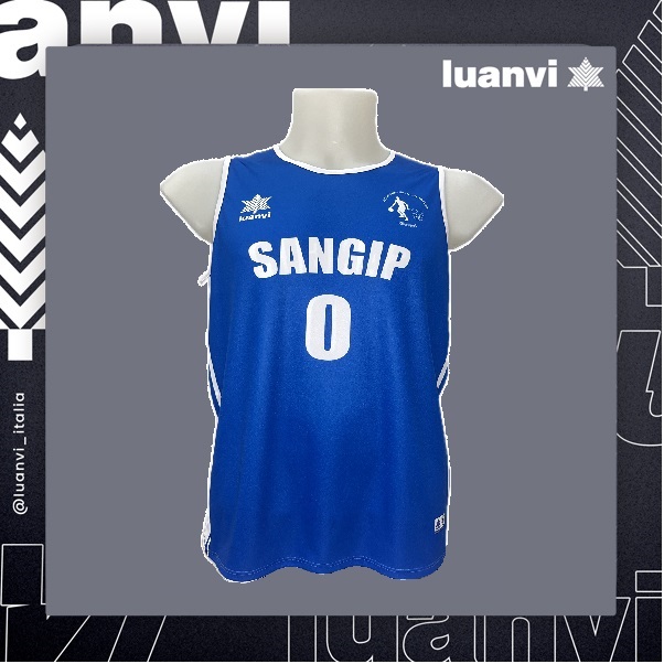 LUANVI CANOTTA BASKET REVERSIBILE