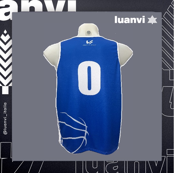 LUANVI CANOTTA BASKET REVERSIBILE